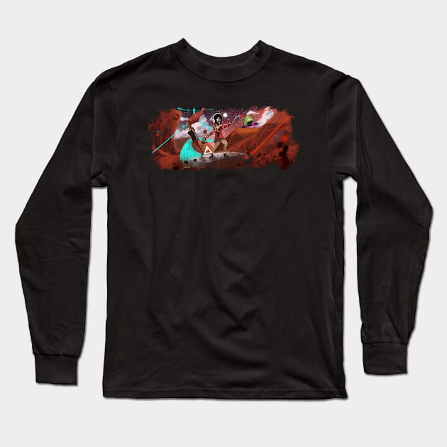 OTHER WORLDS Long Sleeve T-Shirt by artface